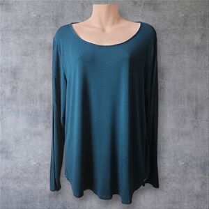Calvin Klein Deep Teal Long Sleeve Top